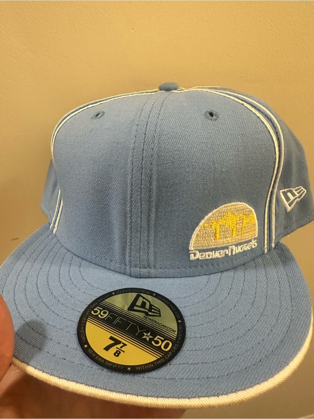 7 7/8 Denver Nuggets Light Blue 59FIFTY Fitted Hat